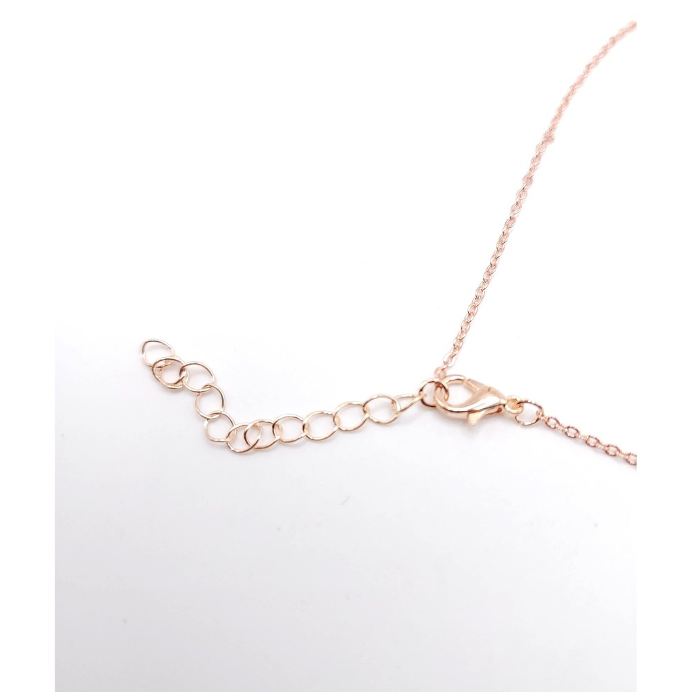 Pisces Zodiac Necklace Rose Gold 18in - Picture 3 of 3